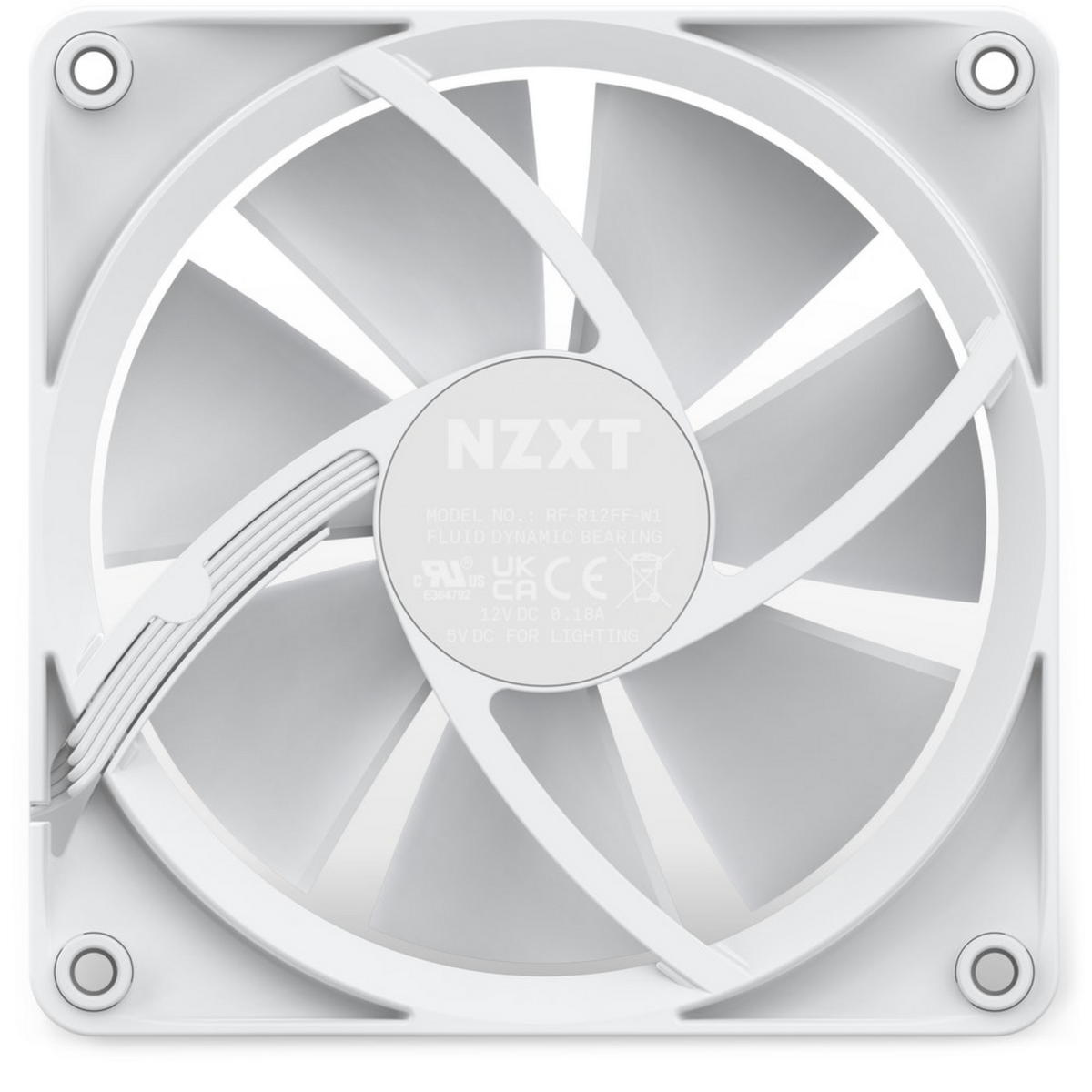 Ftohës për Kasë NZXT F120 RGB / RF-R12SF-W1 – Bardhë