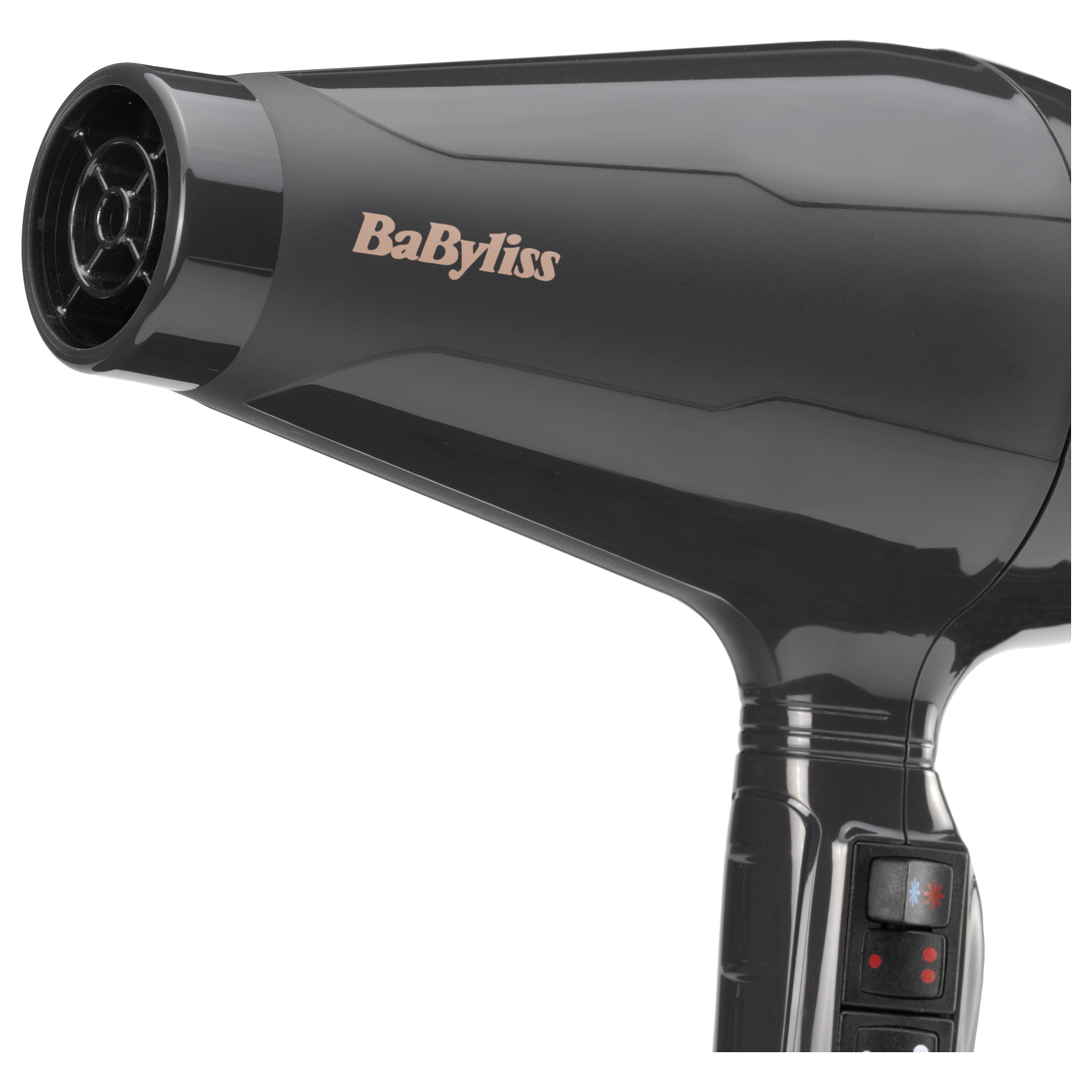 Tharëse për Flokë BaByliss 6719DE Air Pro 2200, 2200W, Motor AC, 2 Shpejtësi, 3 Temperatura, Jonizues, Difuzor - Zezë, Ari 10