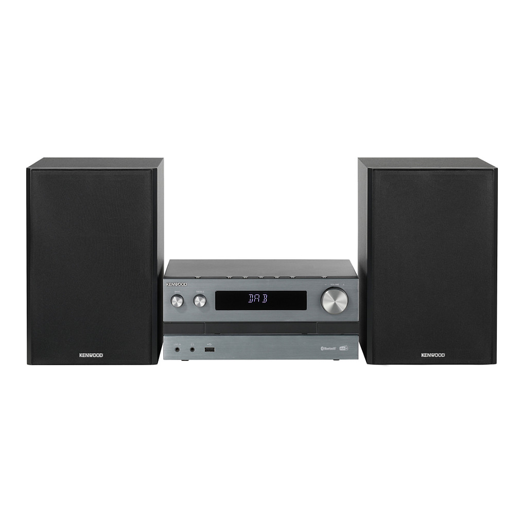 Sistem audio Micro Kenwood M-918DAB-H, 10W RMS, CD, DAB+, FM, Bluetooth 4.1+EDR - Zezë dhe Argjend