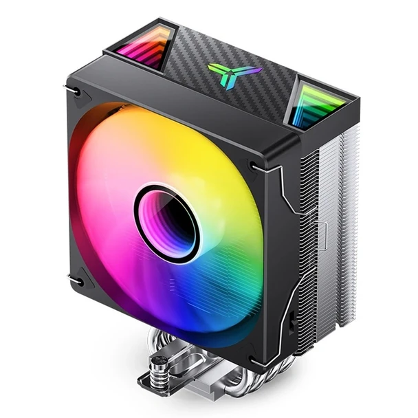 Ftohës për Procesor Jonsbo CR-1000 V3 PRO Color / 6×6mm Heatpipe / 120mm PWM Fan / RGB / 128×76×158mm – Zezë