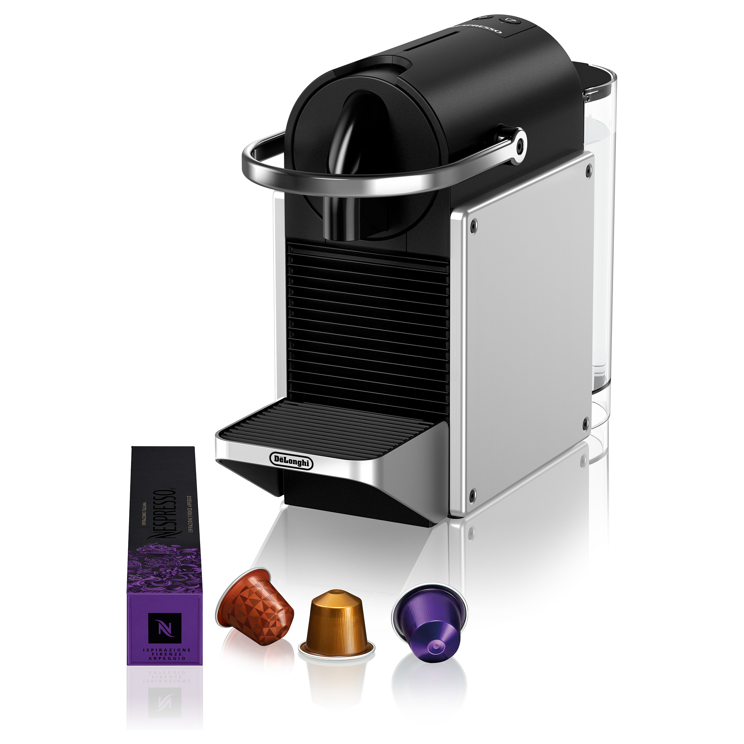 Aparat për kafe DeLonghi Pixie EN127.S / I zi/Hiri