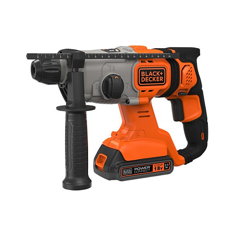Black & Decker BCD900E2K 18V Cordless Rotary Hammer / SDS-Plus thumbnail 4