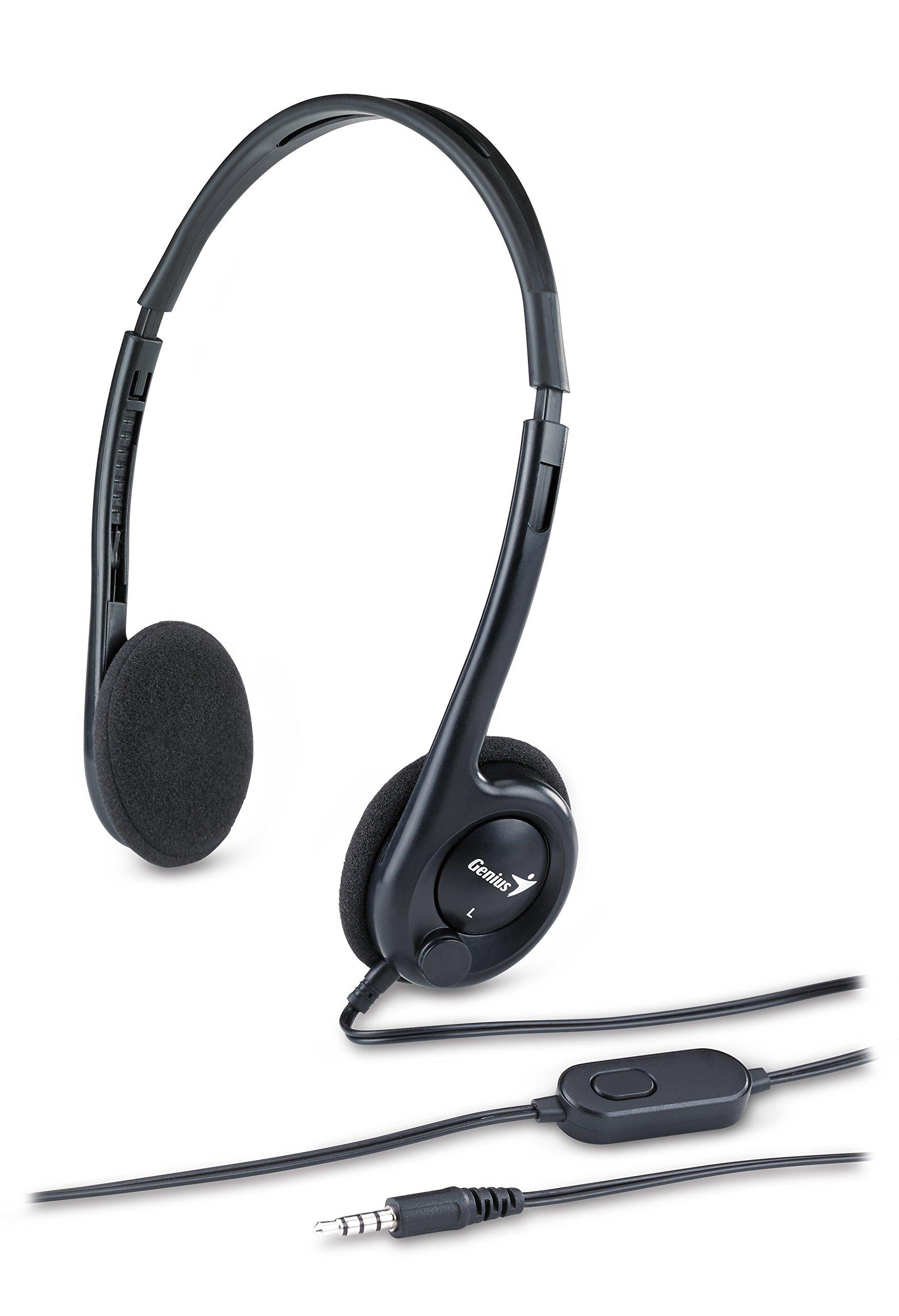 Kufje me kabllo Genius HS-200C / On-Ear / 3.5mm / 57g – Zezë 6