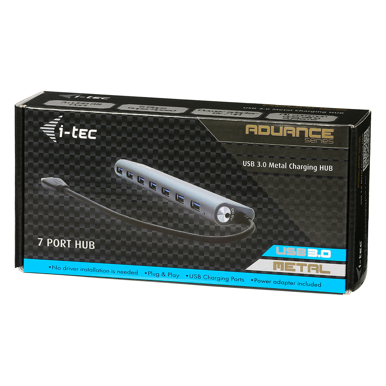 Hub USB i-tec U3HUB778 / 7-Port / USB 3.2 Gen 1 / 5Gbps / Metal / External Power - Argjend 6