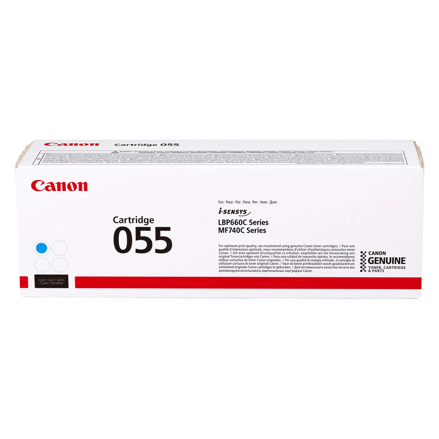 Toner Canon 055 C ,3015C002, Blu thumbnail 2