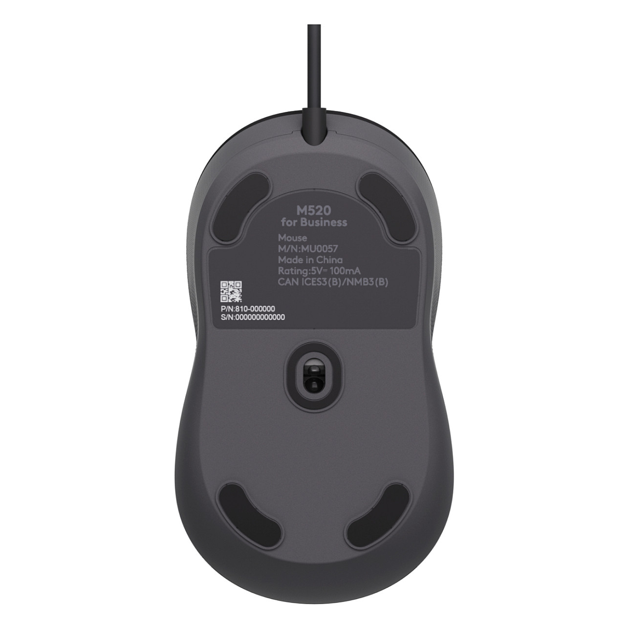 Maus me Kabllo Logitech M520 for Business / Optical / USB – Zezë thumbnail 2