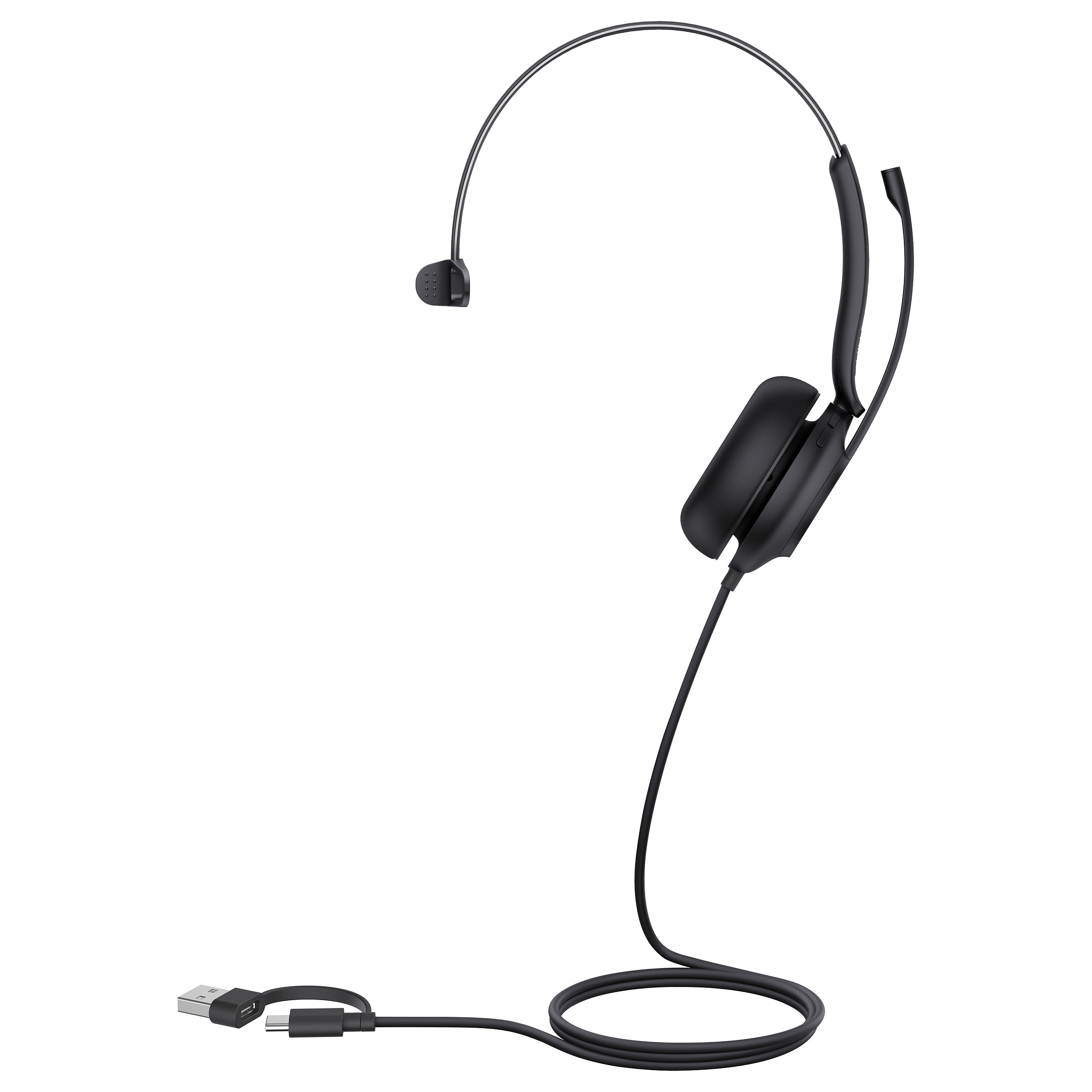 Kufje me kabllo Yealink UH44 Mono USB-C/A / USB-C + USB-A / Mono / 2.15 m - Zezë 6