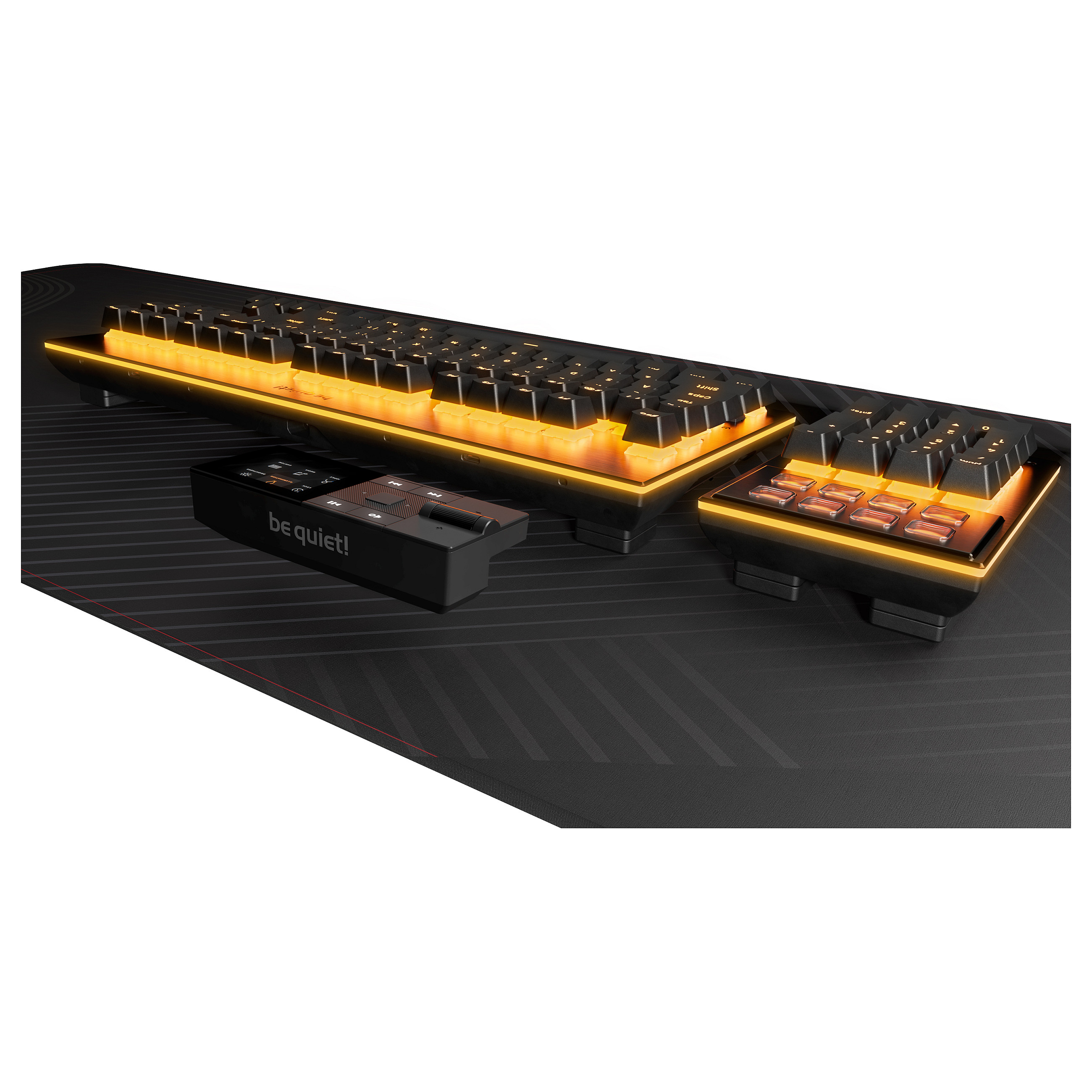 Tastierë Gaming be quiet! Dark Mount, Wired, Mekanike, Silent Linear, DE ISO, RGB, Hot-Swap 5-Pin MX, USB - Zezë 4