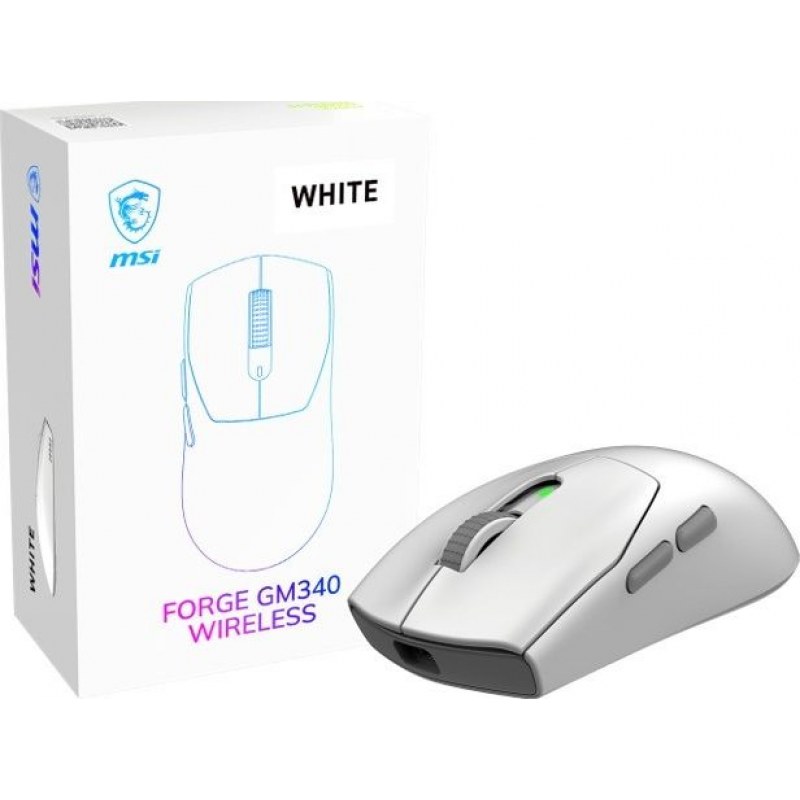 Maus Gaming MSI FORGE GM100 / USB / Optik / 6400 DPI / 1000Hz / 7 Butona / RGB - Zezë 7