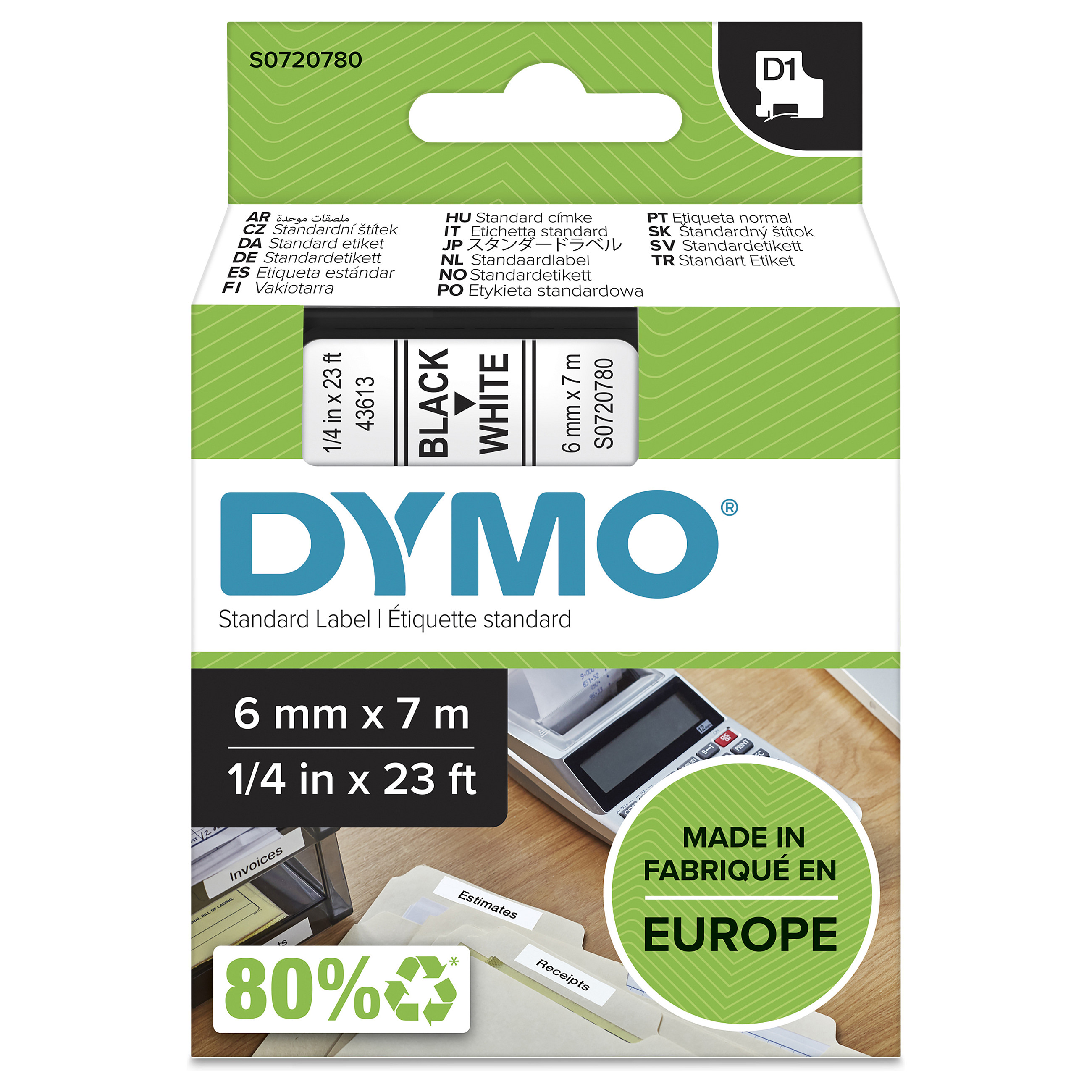 Etiketa DYMO LabelWriter Durable 2112289, 57 × 32 mm, 800 copë - Bardhë 8
