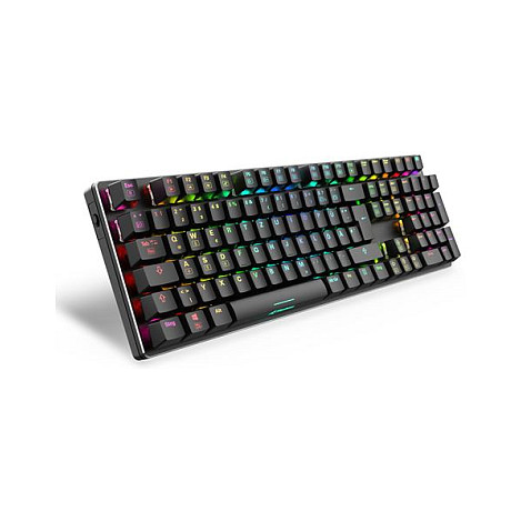 Tastierë Gaming Sharkoon SKILLER SGK36W / Wireless / QWERTZ / Mekanike / RGB LED / Full-size - Zezë 2