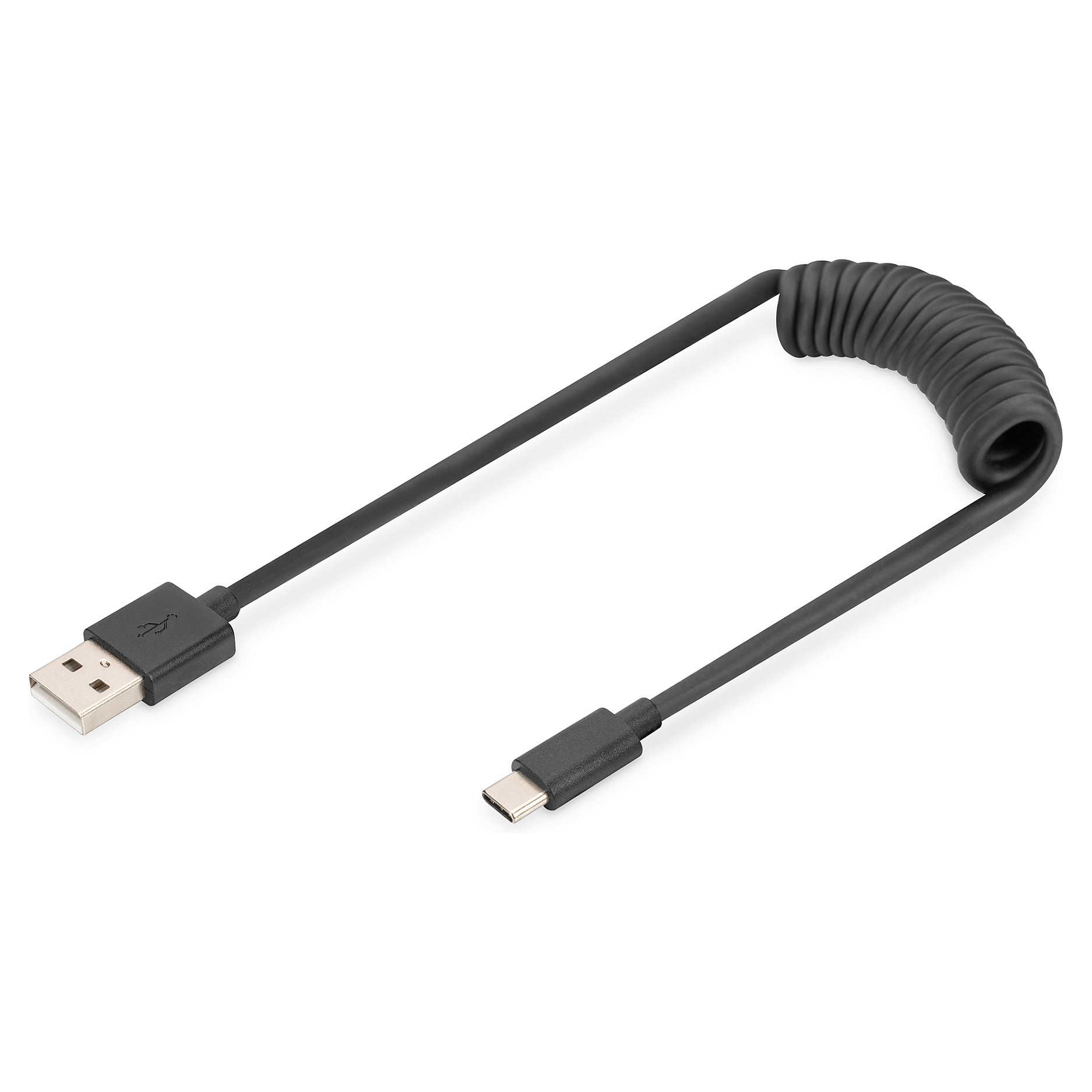 Kabllo USB DIGITUS AK-300117-003-S, USB 3.0, USB-A në Micro-USB B, 0.25 m - Zezë 8