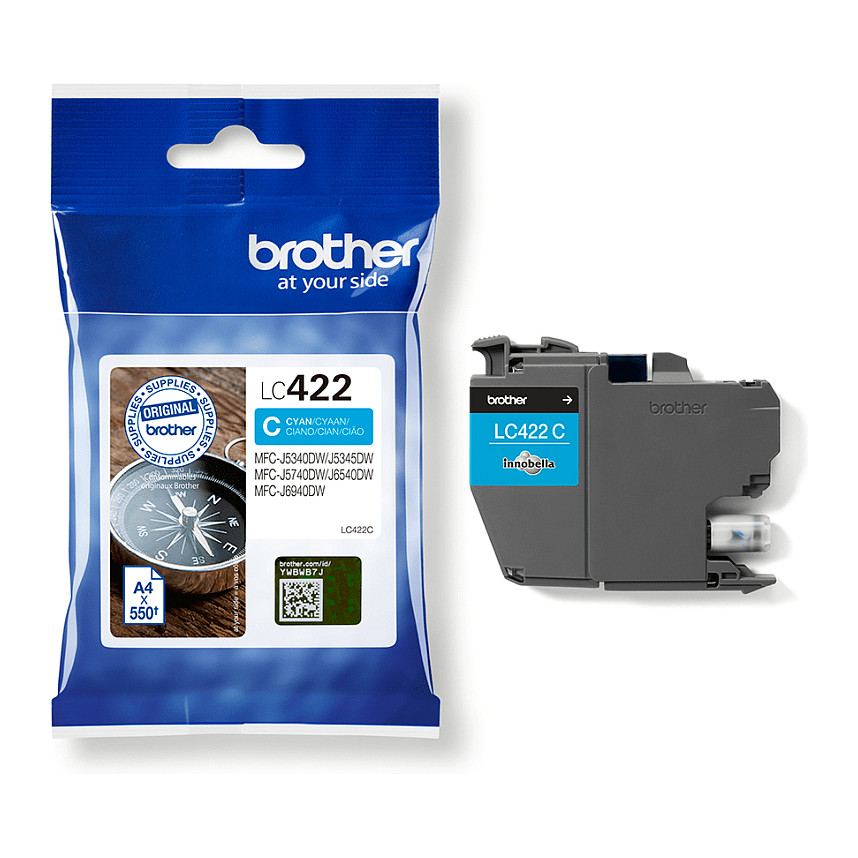 Ink Brother LC422C, 550 faqe - Blu thumbnail 4