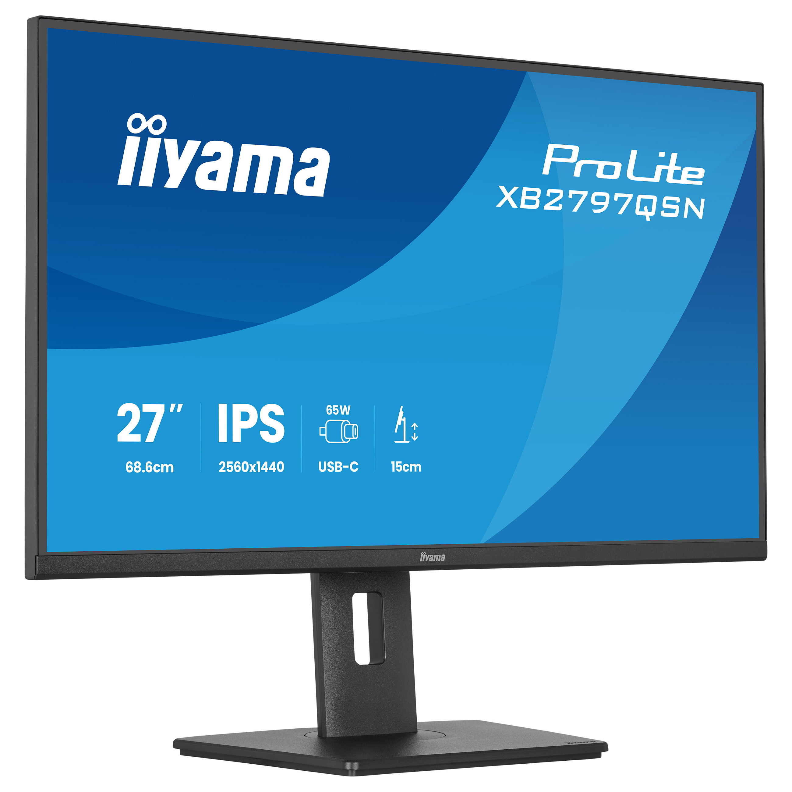 Monitor IIYAMA XB2797QSN-B1 / 27"/ Quad HD IPS / LCD / 75Hz / 1ms / HDMI+USB+DP - Zezë thumbnail 6