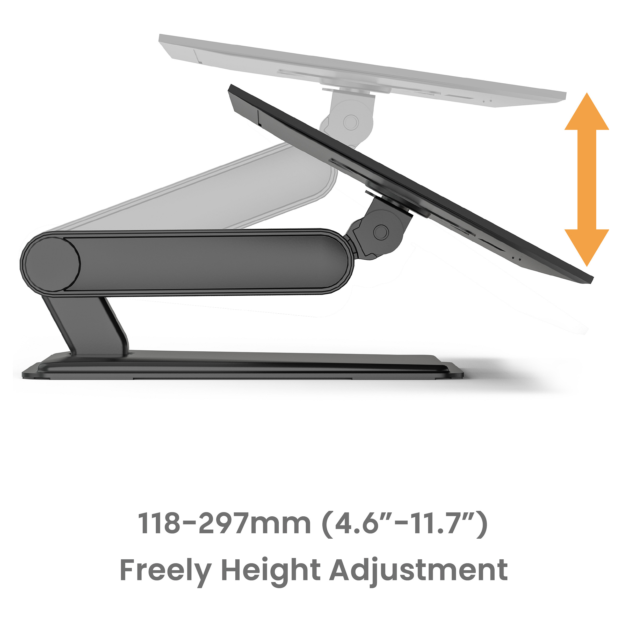 Mbajtëse për Monitor Equip 650124 , 1 Monitor , 17–32" , deri 8kg , e palosshme , e rregullueshme , VESA 75x75 & 100x100 - Zezë 6