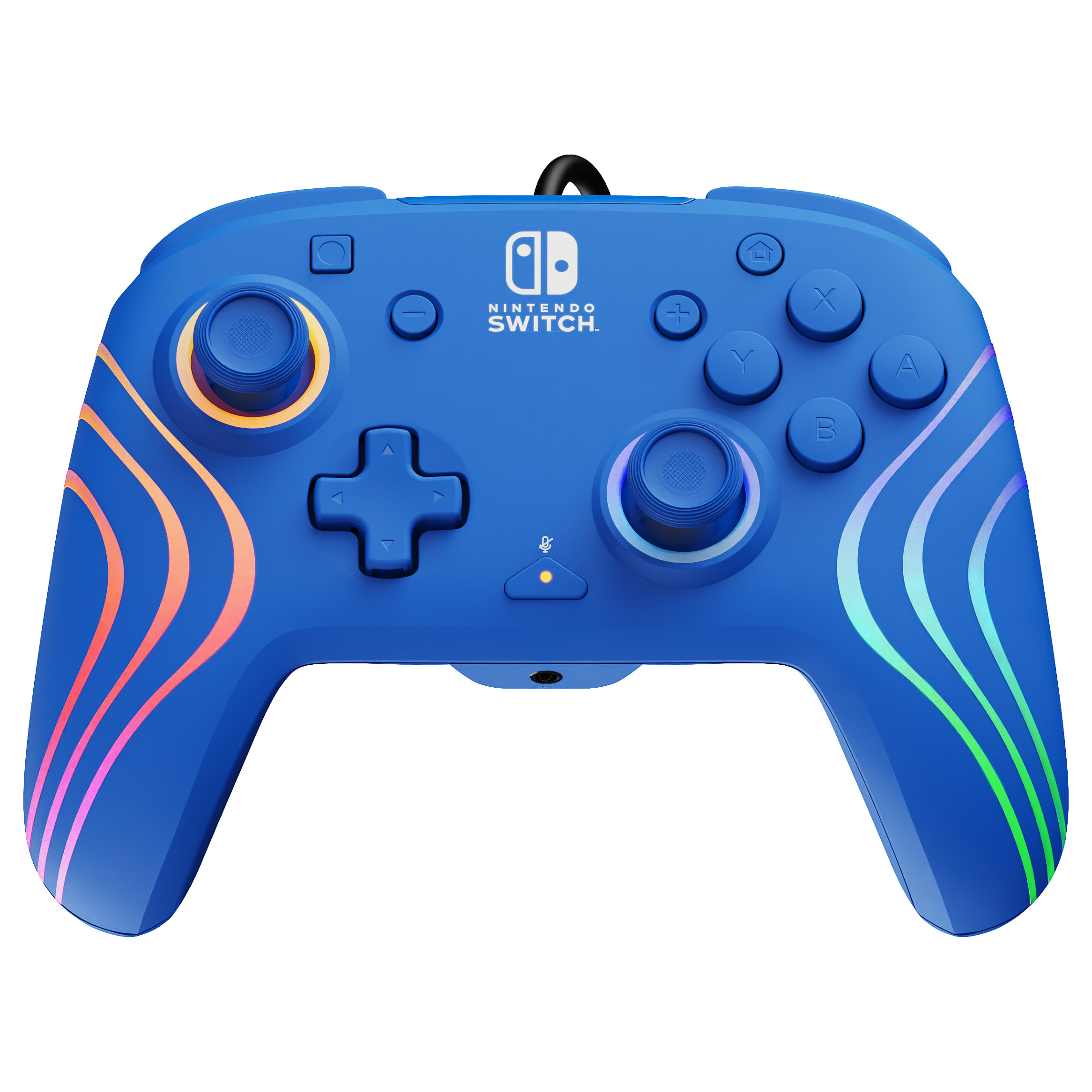 Kontroller Nintendo PDP Afterglow Wave Wireless RGB Switch - Blu 6
