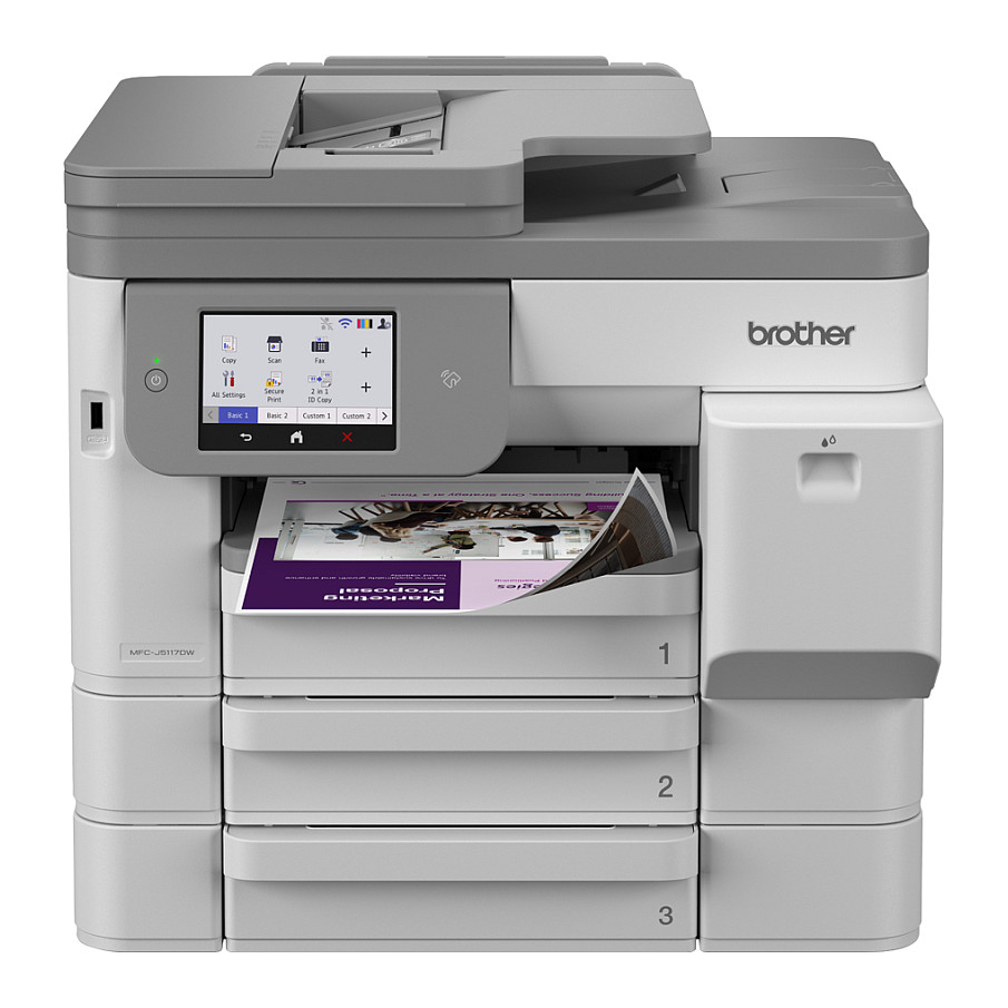 Printer Multifunksional Brother MFC-J5117DW, 4-në-1, Inkjet, A4, Duplex, Wi-Fi, Ethernet