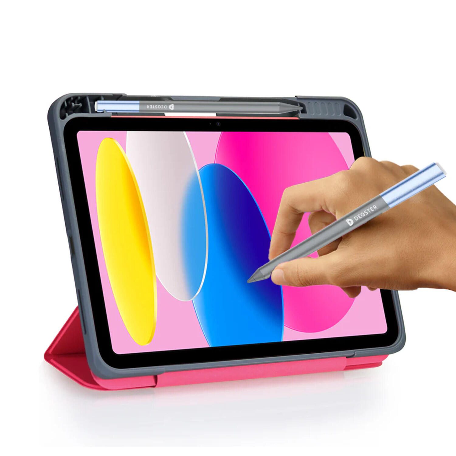 Aksesorë për tablet DEQSTER Rugged MAX Case / iPad 10.9" (10. Gen.) / iPad 11" (A16, 11. Gen.) - Pink 3