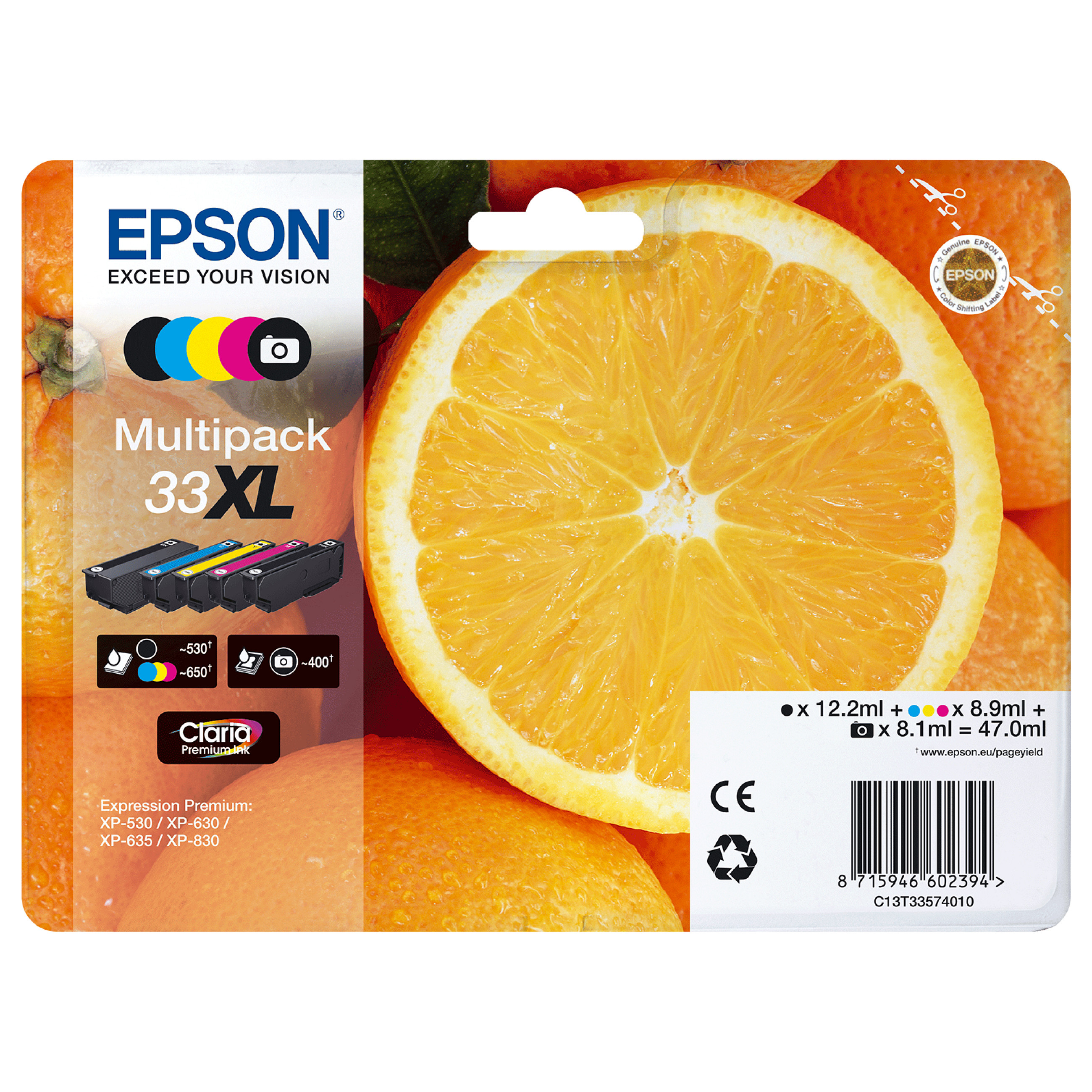 INK Epson C13T33424012 – Blu thumbnail 2
