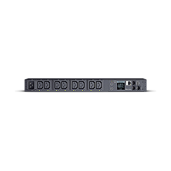 PDU CyberPower PDU81005, 16 A, 100–240 V, 8x C13, e menaxhueshme dhe e komutueshme, Rack 1U - Zezë 2