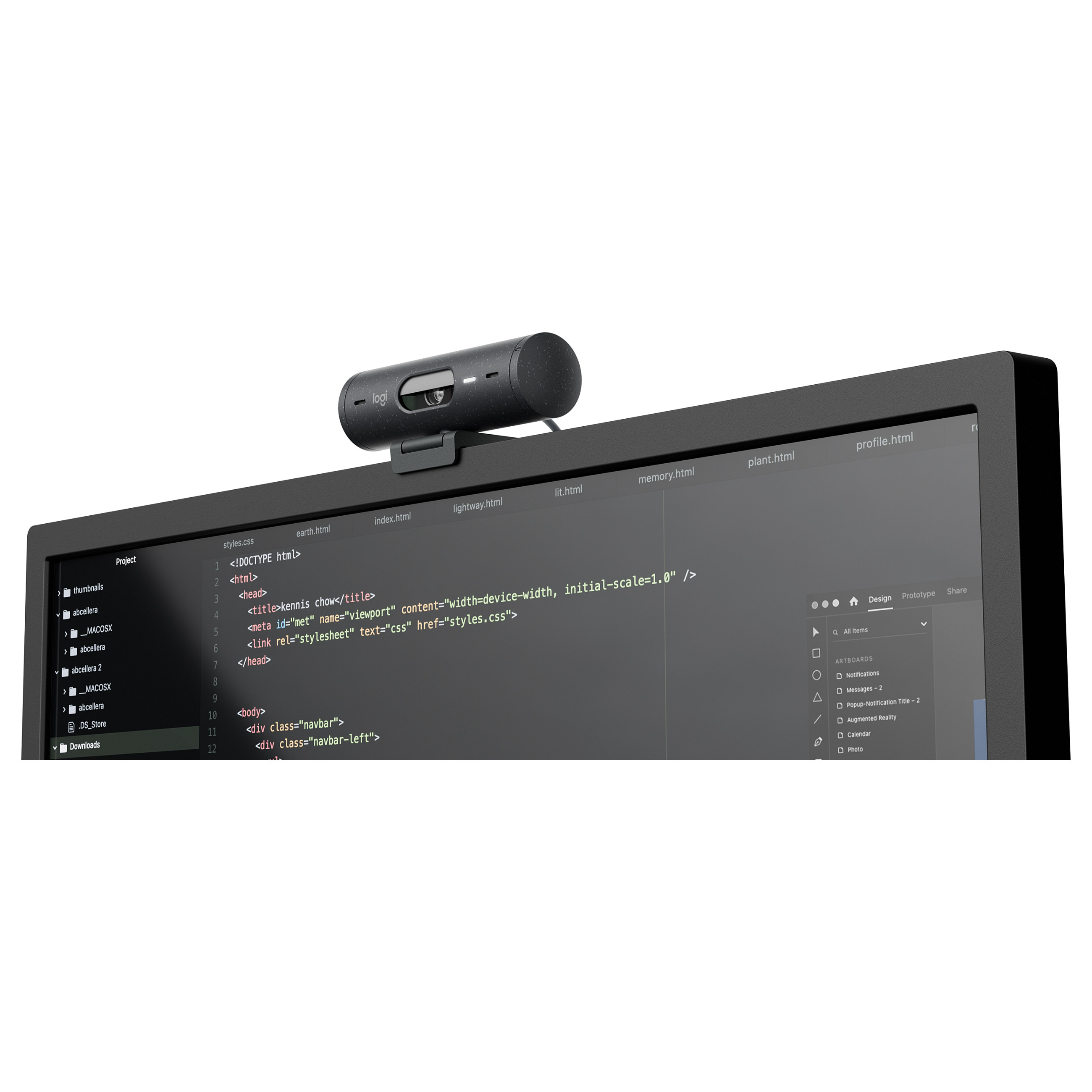Webcam Logitech BRIO 500 1920 x 1080 4 MP 60 fps grafit 6