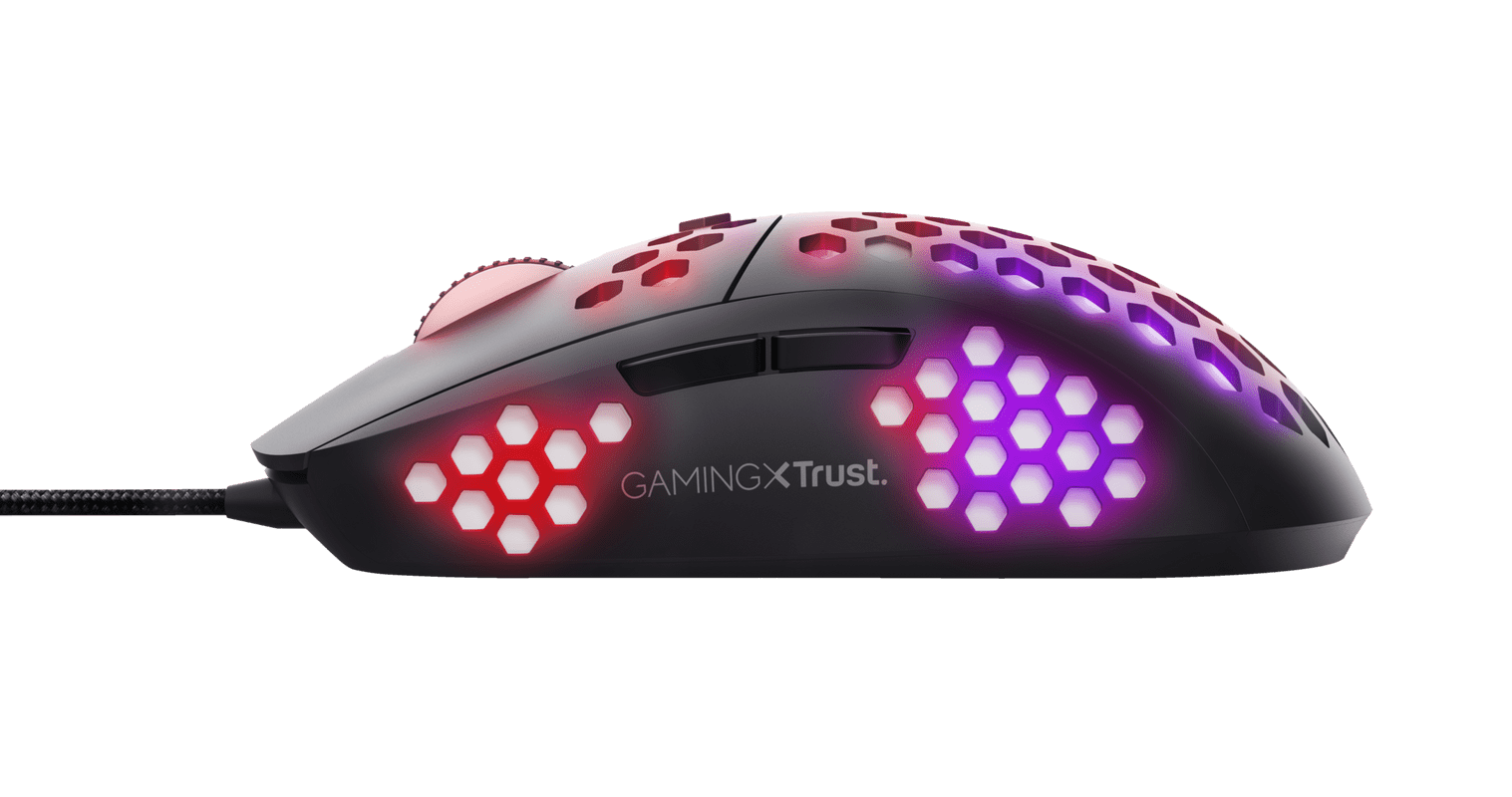 Maus Gaming Trust GXT960 / 200-10.000 DPI / 100 IPS / LED / Grafite i lehtë 4