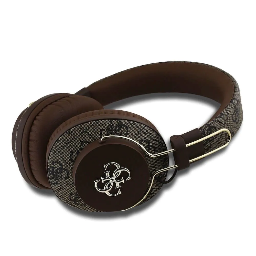 Kufje pa Kabllo GUESS PU 4G Metal Logo, Bluetooth 5.3, ENC - Kafe 3
