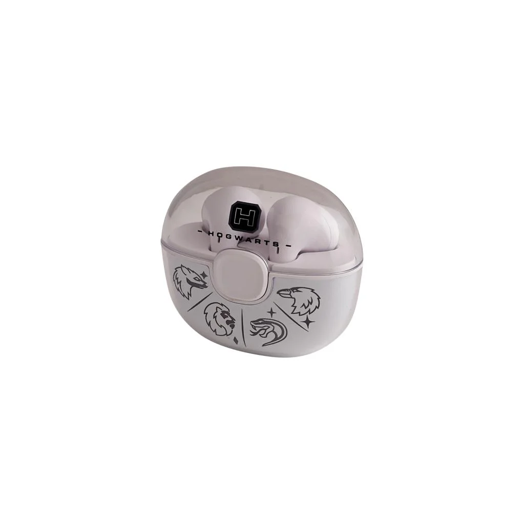 Kufje pa kabllo Lazerbuilt Harry Potter Hogwarts / TWS / Bluetooth 5.0 / Mikrofon / Ndriçim LED - Bardhë 4