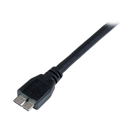 Kabllo USB StarTech.com USB3CAUB1M, USB 3.2 Gen 1, USB-A Mashkull në Micro USB-B Mashkull, 5Gbps, 1m - Zezë 3