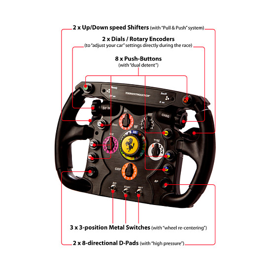 Kontroller Timon Thrustmaster Ferrari F1 - Zezë thumbnail 5