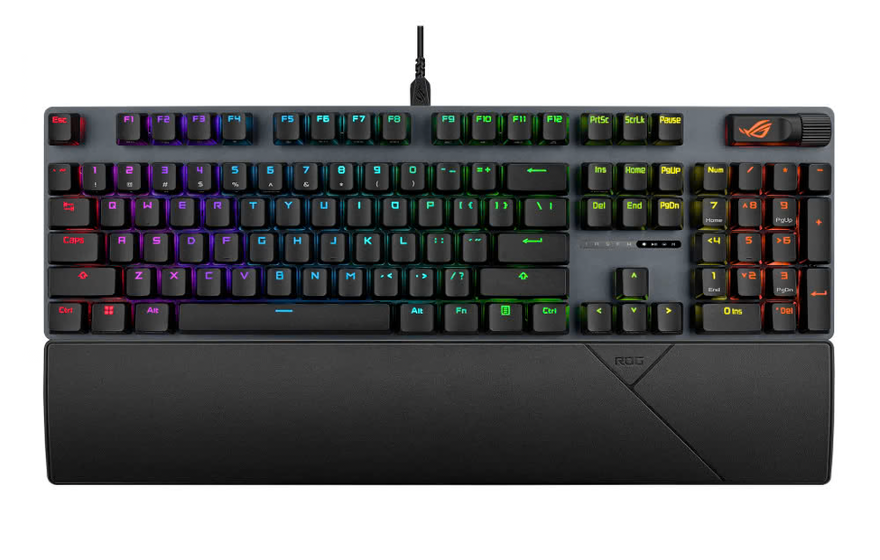 Tastierë Gaming ASUS ROG Strix Scope II 96 RX  / Mekanike / Optical Switch (ROG RX Red/Blue) / Wired&Wireless / USB-C + Bluetooth + RF 2.4GHz / AZERTY – Bardhë 6