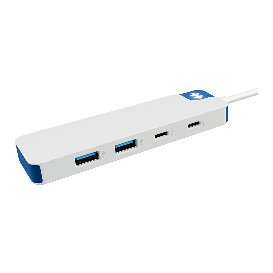 Hub Targus HyperDrive Flex HD5201BUGL / 4x USB-C / 5Gbps – Blu/Bardhë 3
