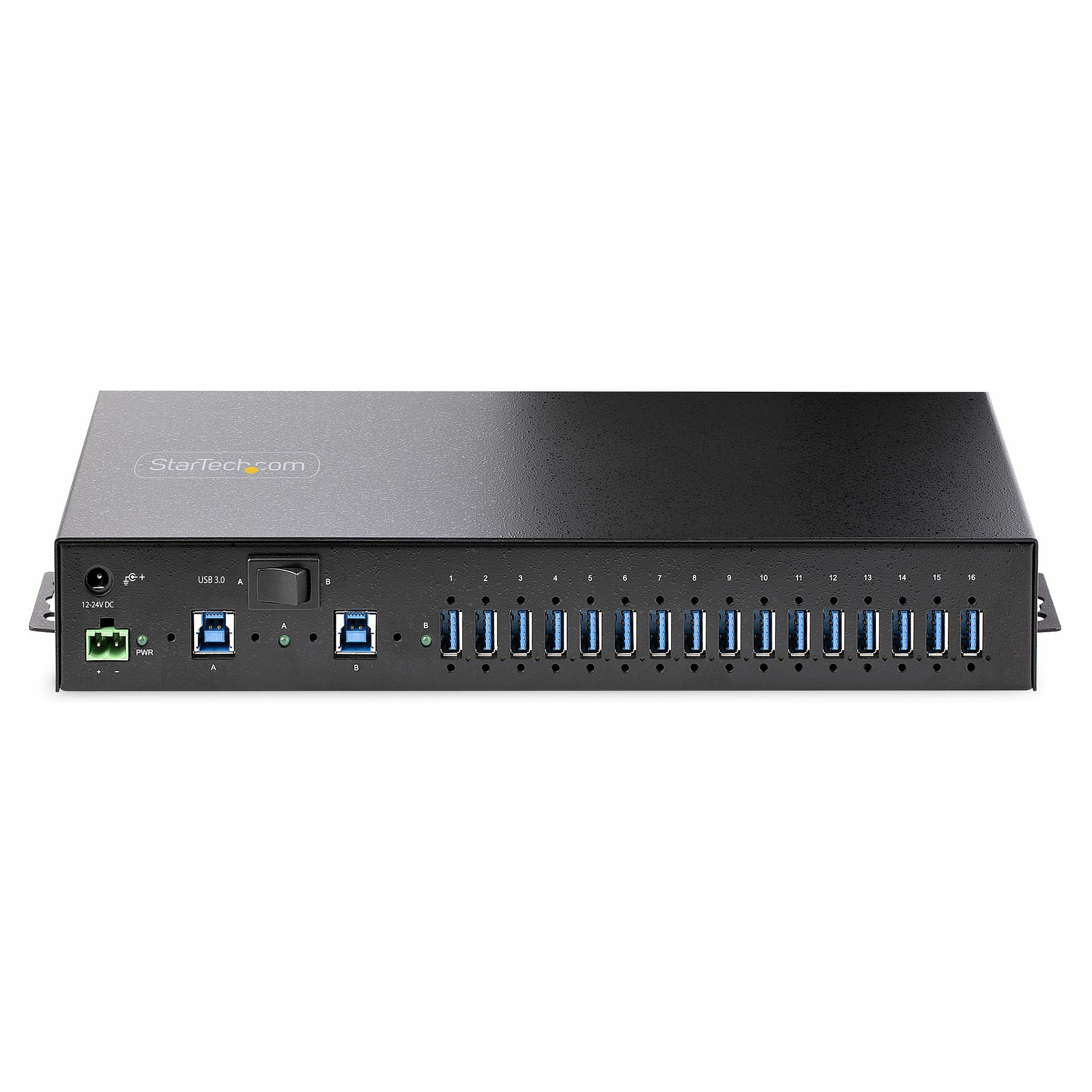 Hub USB StarTech.com S5G16AINDS-USB-A-HUB, 16 Porta, USB 3.2, 5Gbps, 2x Host, Metal - Zezë 3