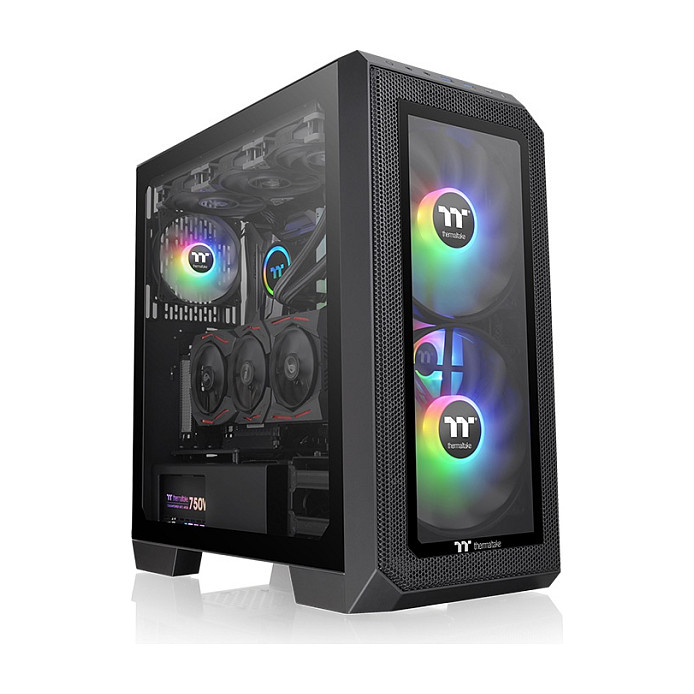 Kasë PC Thermaltake View 380 WS ARGB / Midi Tower / ATX / 4x 120mm ARGB Fan / Tempered Glass - Bardhë 7