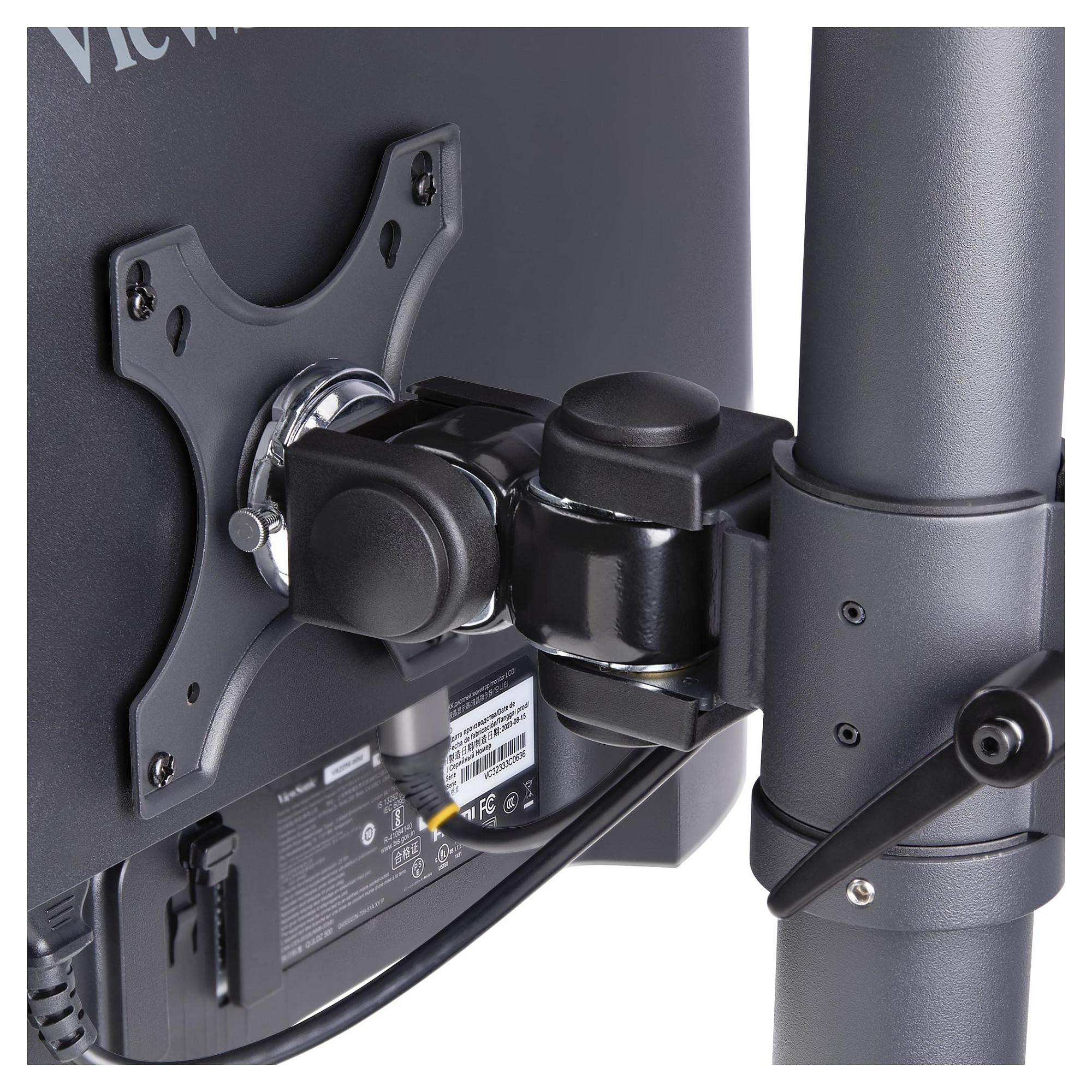 Mbajtëse për Monitor StarTech.com H2MPV-MONITOR-MOUNT , 2 Monitorë , 17–49" , deri 13kg për monitor , VESA 75x75 & 100x100 - Zezë 6