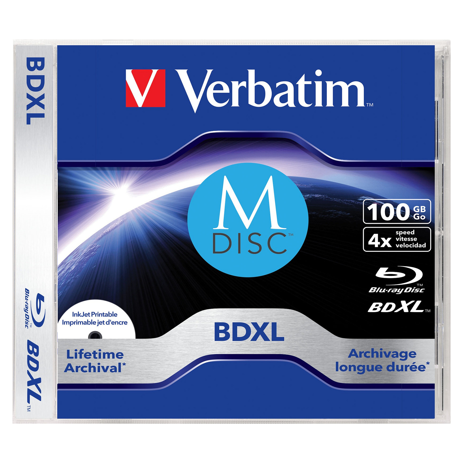 Disk Verbatim M-DISC BDXL 100GB, 4x, 1 Copë