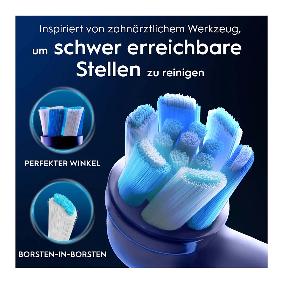 Koka zëvendësuese për furçë elektrike Oral-B iO Ultimate Clean / 2 copë / Deep Cleaning – Bardhë 3