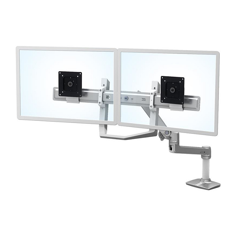 Dorezë për Mbajtëse Monitori Ergotron LX 98-037-062 , për 2 Monitorë , për LX Dual Direct - Bardhë 4