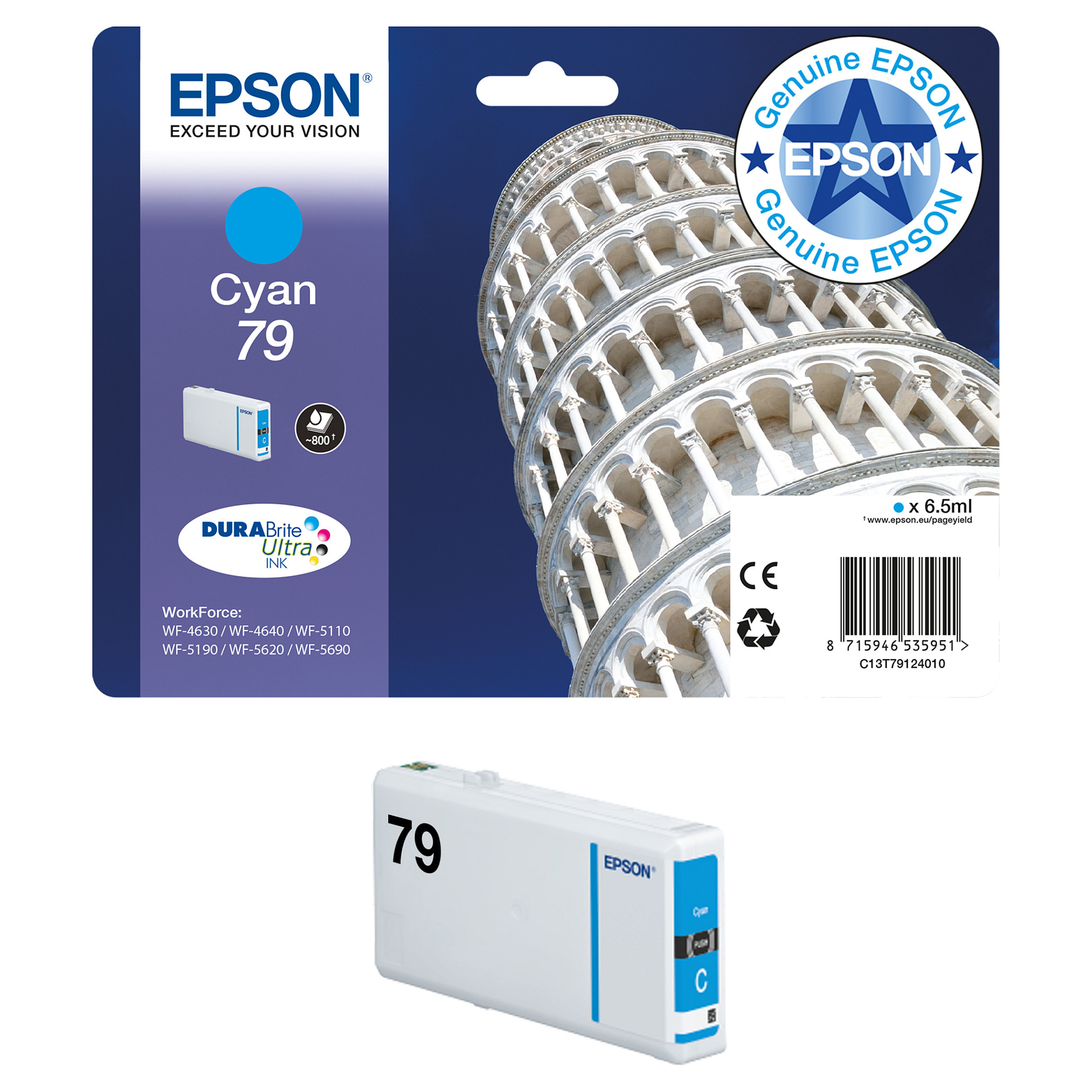 INK / Epson / C13T79124010 / Blu thumbnail 2