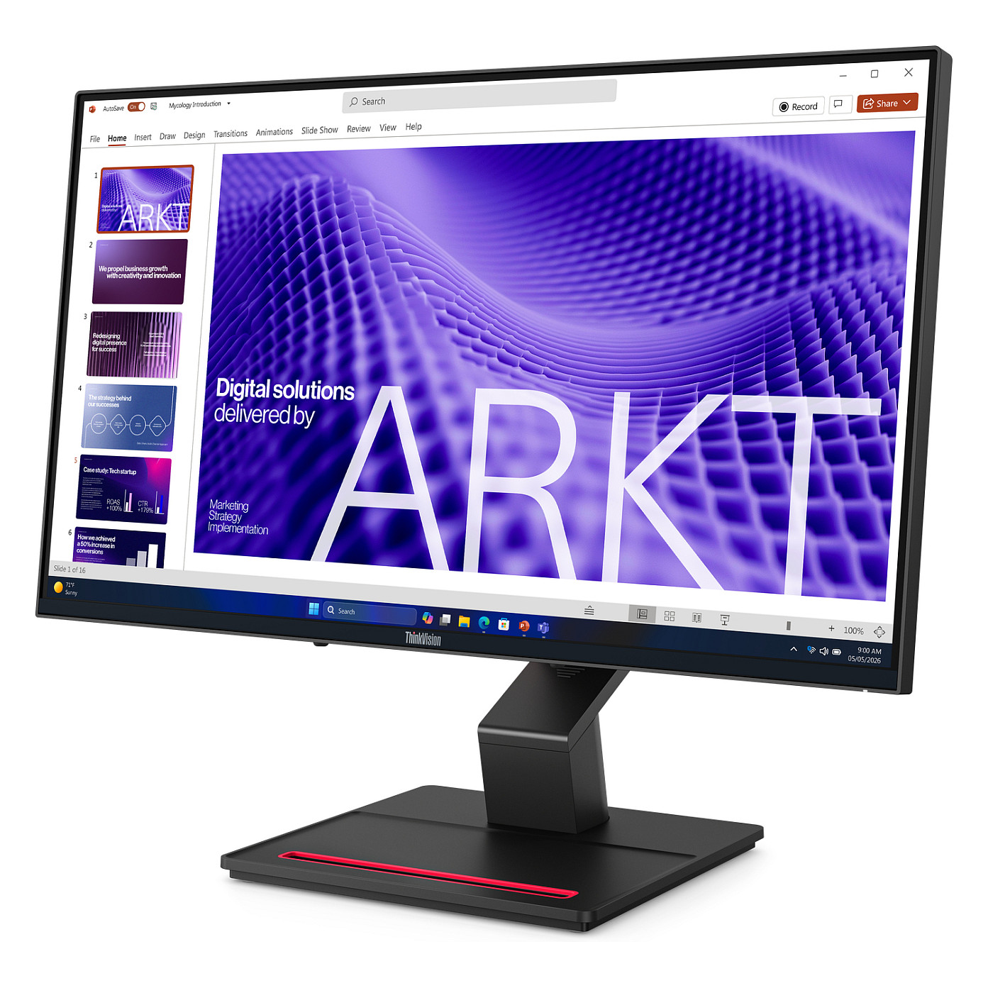 Monitor Lenovo ThinkVision T24D-4t, 23.8", FHD IPS Touch, 120Hz, 4ms, HDMI+DP+USB-C - Zezë 5