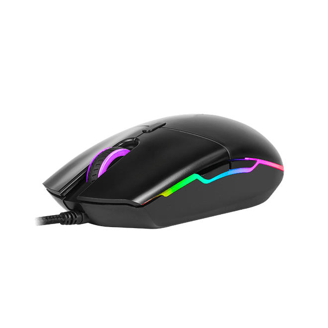 Maus Gaming Delux M630BU / Wired / Optik / RGB / 4000 DPI / I zi 2