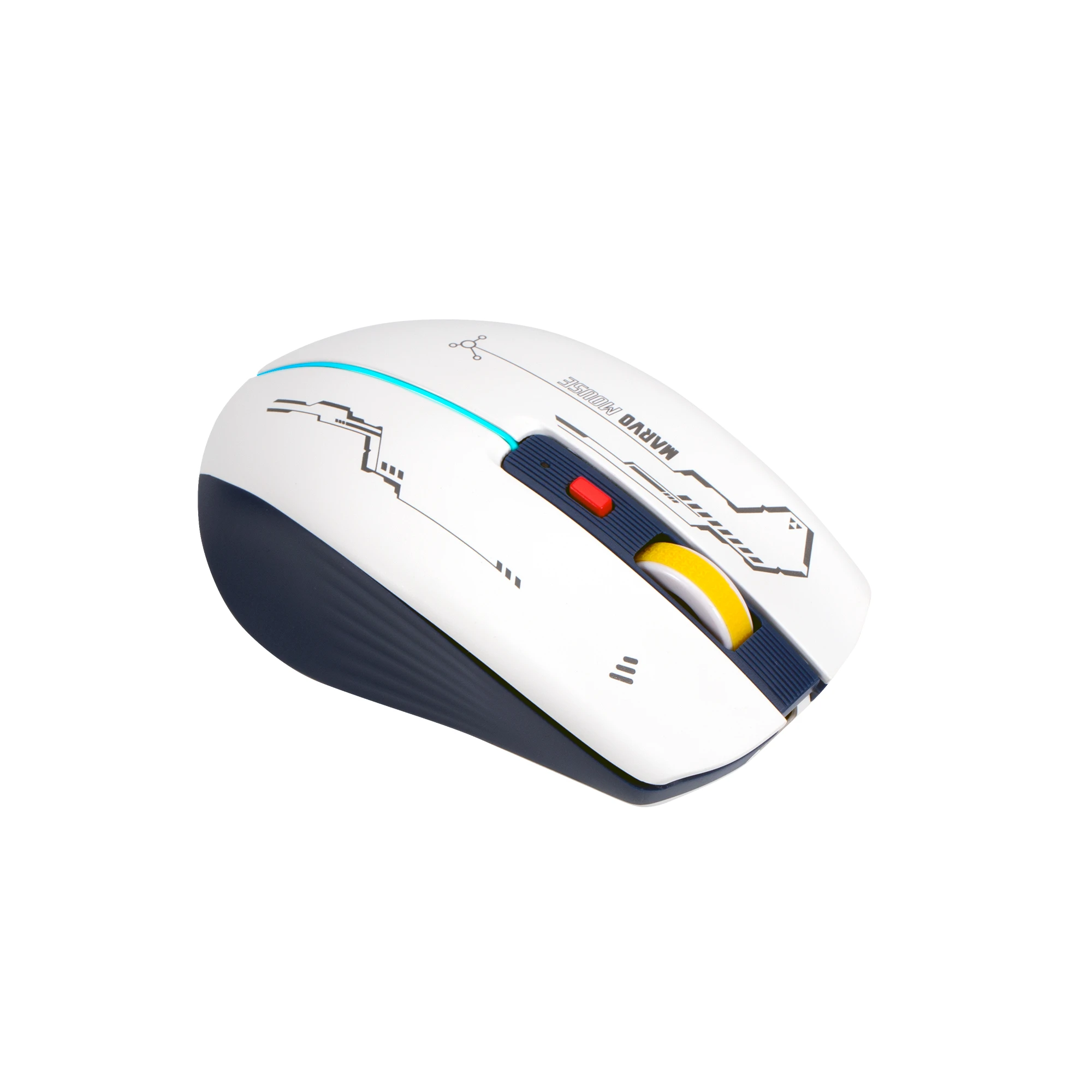 Maus Gaming Marvo M796W Wireless - Bardhë 4