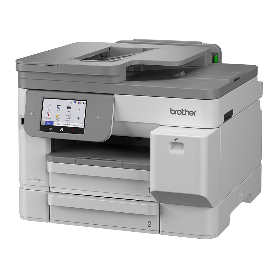 Printer Multifunksional Brother MFC-J5115DW, A4, 4 në 1, Inkjet, 28ppm, Duplex, Wi-Fi, Ethernet, USB - Bardhë 2