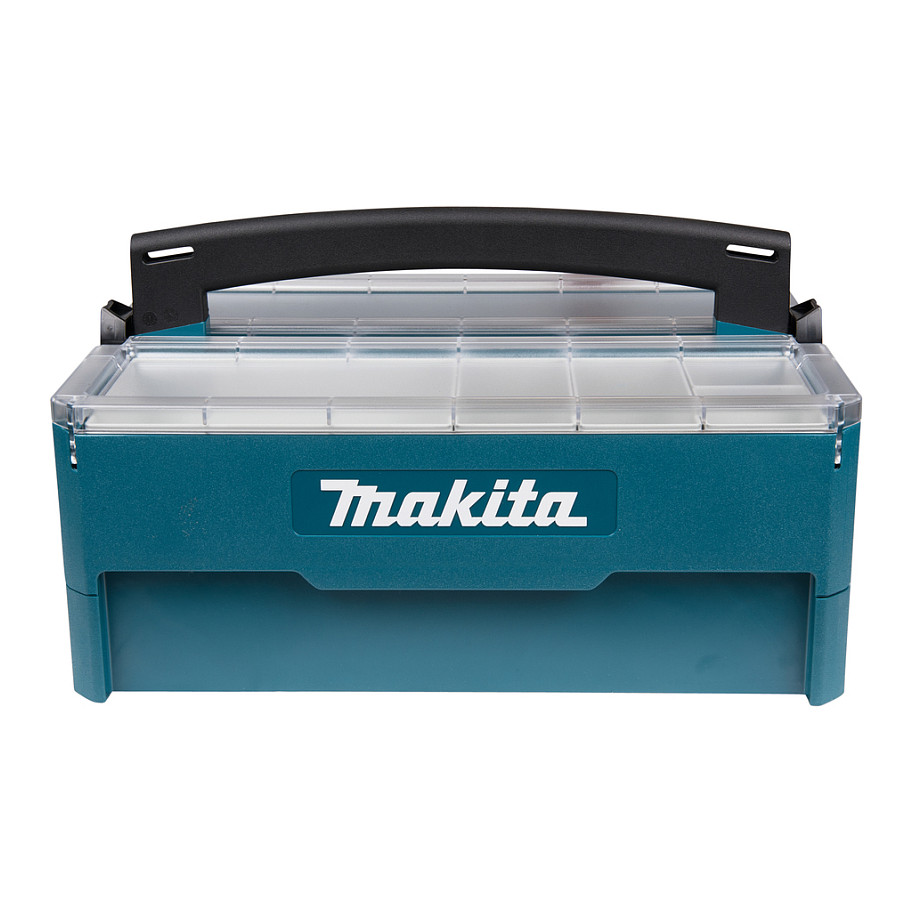 Kuti Organizimi Makita P-84137 për MAKPAC, 5 Ndarëse të Heqshme, Kapakë të Palosshëm, 395×295×225mm - Blu