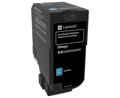 Toner Lexmark 74C2SC0 / XL – Blu thumbnail 2