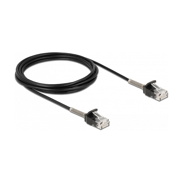 Kabllo për Rrjet (UTP) DeLOCK 87020, Cat6A, UTP, RJ-45, 3 m - Zezë 2