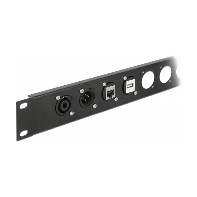 Modul USB DeLOCK 86707, USB 5 Gbps, USB-B femër në USB-A femër, D-Type, për montim në panel - Zezë 2