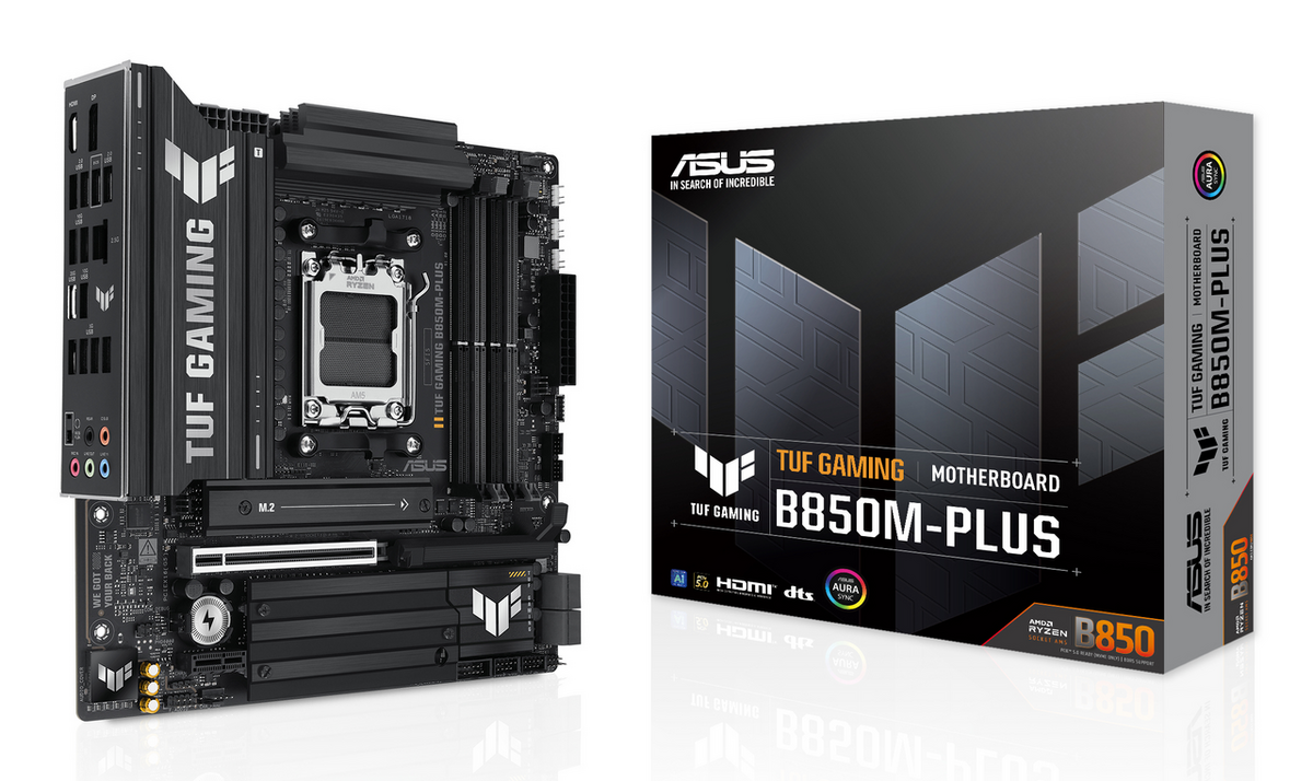 Pllakë Amë MB Intel Asus TUF GAMING B850M‑PLUS – Zezë