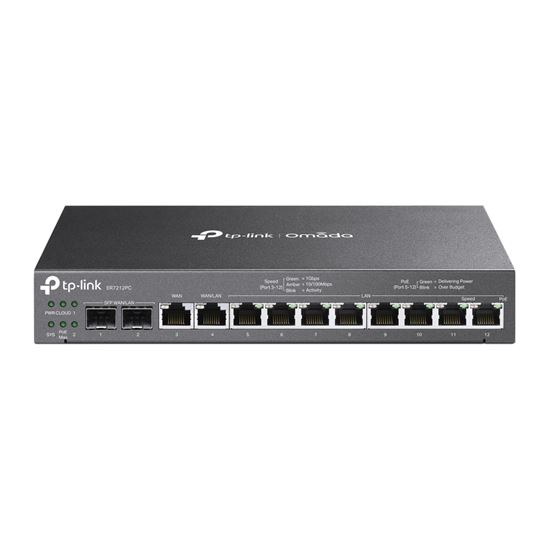 TP-Link ER7212PC Omada 3-in-1 VPN Gateway 12x Gigabit 8x PoE+ 110W Dual-Core – Zezë 2