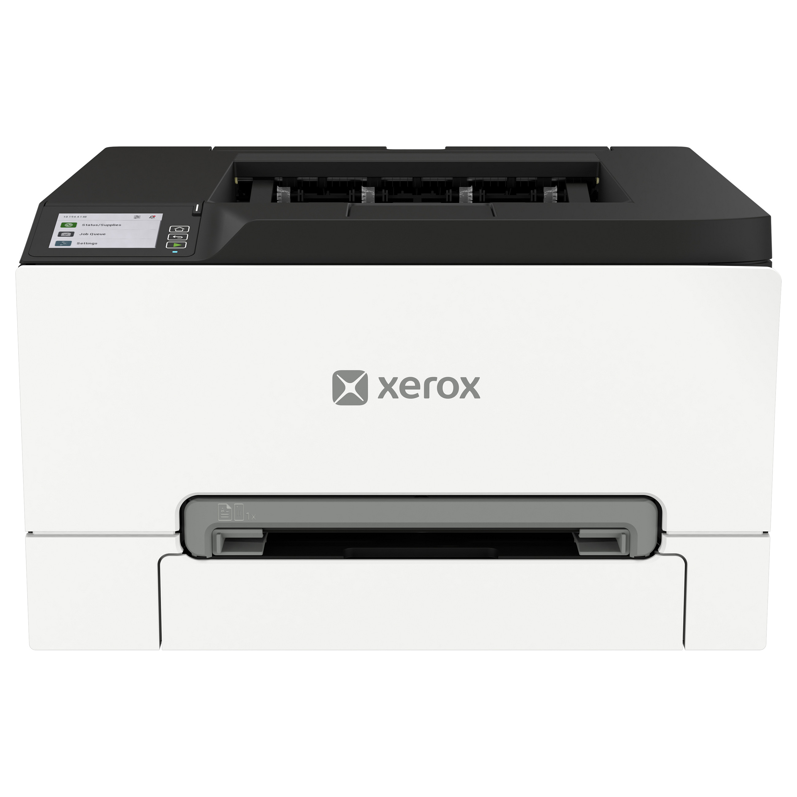 Printer Laser me Ngjyra Xerox C240, A4, 2400 × 600 dpi, 25 faqe/min, Duplex Automatik, 1 GB RAM, 250 Fletë, Wi-Fi, Ethernet, USB – Bardhë/Zezë